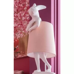 KARE Design Tischleuchte Animal Rabbit Weis 68Cm- Tischleuchten