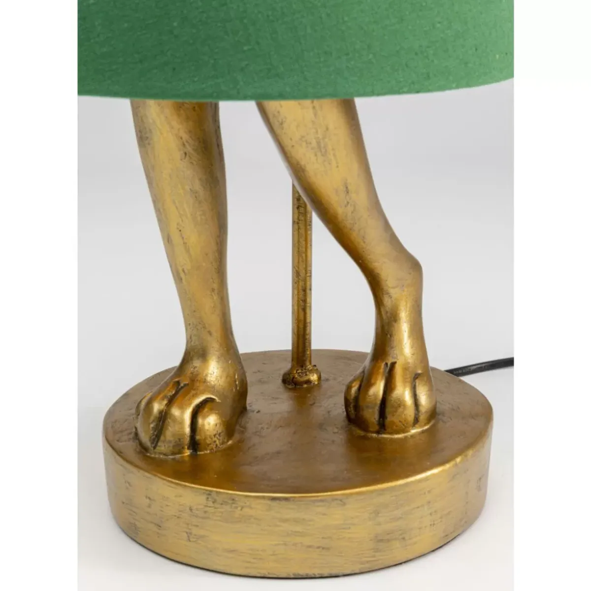 KARE Design Tischleuchte Animal Rabbit Gold/Grun 68Cm- Tischleuchten