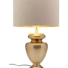 KARE Design Tischleuchte Barock Gold Beige 49Cm- Tischleuchten