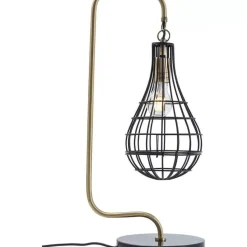 KARE Design Tischleuchte Golden Cage Drop- Tischleuchten