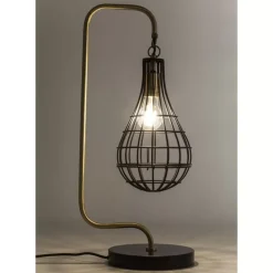 KARE Design Tischleuchte Golden Cage Drop- Tischleuchten