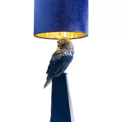 KARE Design Tischleuchte Parrot Blau 84Cm- Tischleuchten