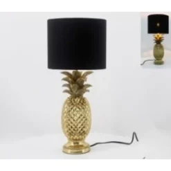 KARE Design Tischleuchte Pineapple Gold 47Cm- Tischleuchten