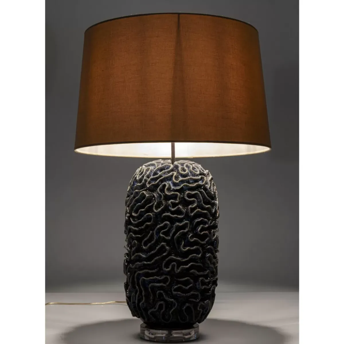 KARE Design Tischleuchte Waterflow Blau- Tischleuchten