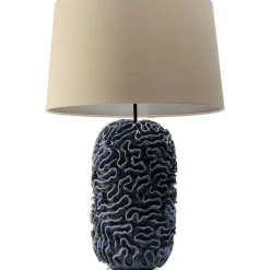 KARE Design Tischleuchte Waterflow Blau- Tischleuchten