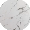KARE Design Tischplatte Schickeria Marmoroptik Weis O80Cm- Tische
