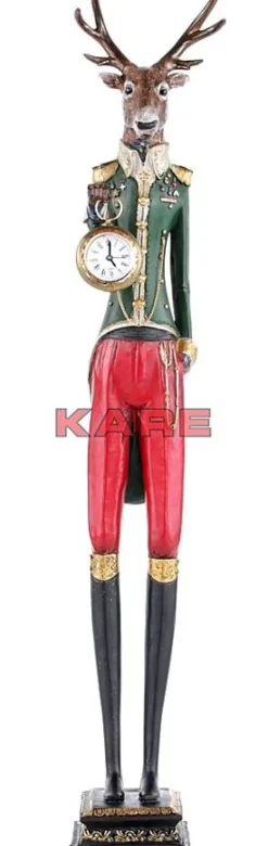 KARE Design Tischuhr Gentleman Deer- Uhren