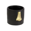KARE Design Ubertopf Nase Schwarz/Gold- Sonstiges & Zubehör Accessoires