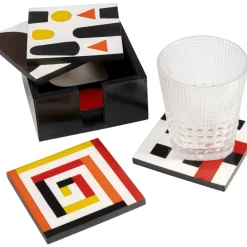 KARE Design Untersetzer Artistic Multi (6/Set)- Geschirr & Tischaccessoires