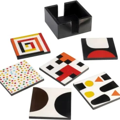 KARE Design Untersetzer Artistic Multi (6/Set)- Geschirr & Tischaccessoires