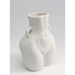 KARE Design Vase Donna Weis 22Cm- Vasen
