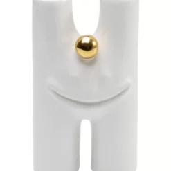 KARE Design Vase Funny Teeth Weis 16Cm- Vasen