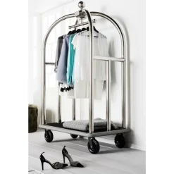 KARE Design Vip Gepackwagen Vegas Silver- Kleinmöbel & Sonstiges