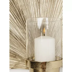 KARE Design Wandkerzenhalter Ginkgo Leaf 45Cm- Bilder