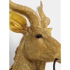 KARE Design Wandleuchte Animal Goat Gold 45X74Cm- Wandleuchten