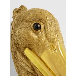 KARE Design Wandleuchte Animal Spoonbill Gold 29X62Cm- Wandleuchten