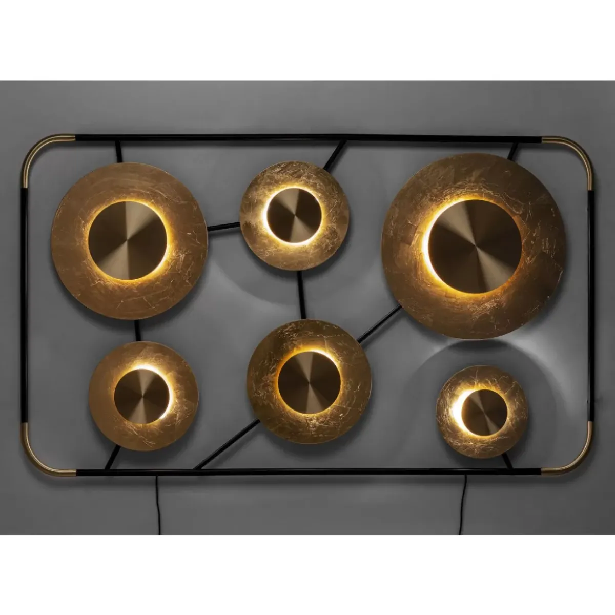 KARE Design Wandleuchte Disc 6Er- Wandleuchten