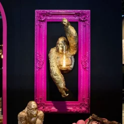KARE Design Wandleuchte King Kong Gold- Wandleuchten