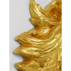 KARE Design Wandobjekt Lion Head Gold 90X100Cm- Bilder