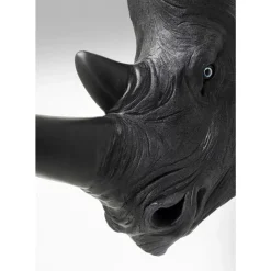 KARE Design Wandobjekt Rhino Head Antique Schwarz- Bilder