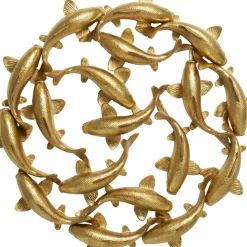 KARE Design Wandobjekt School Of Koi Gold O102Cm- Bilder