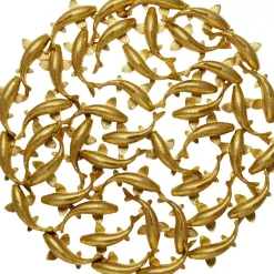 KARE Design Wandobjekt School Of Koi Gold O160Cm- Bilder