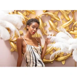 KARE Design Wandobjekt School Of Koi Gold O160Cm- Bilder