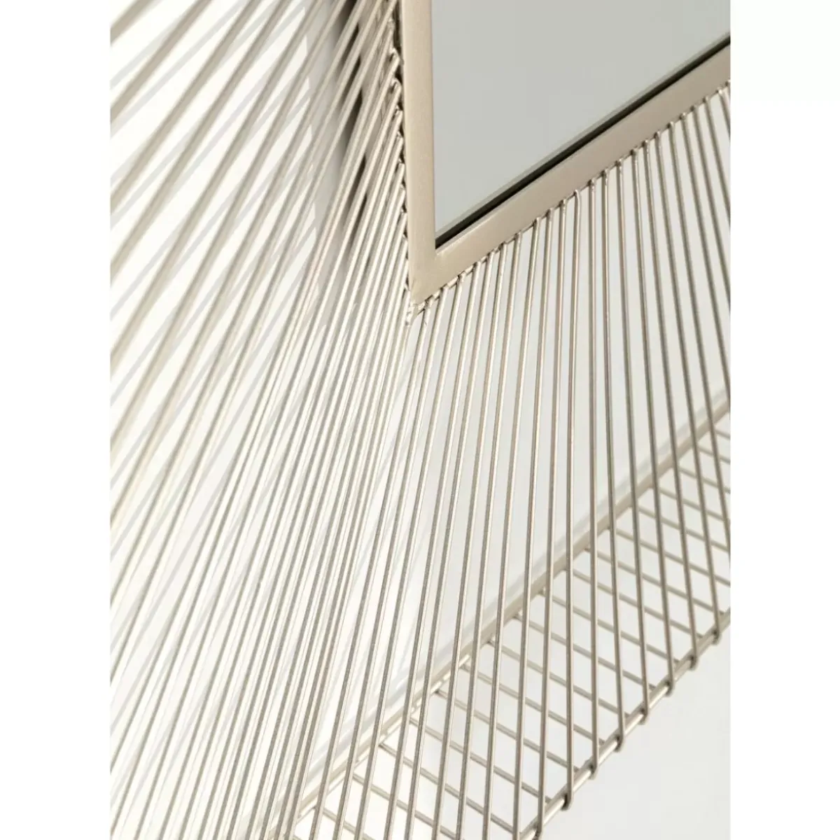 KARE Design Wandspiegel Dimension Champagner 91X91Cm- Spiegel