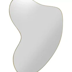 KARE Design Wandspiegel Shape Brass 110X120Cm- Spiegel