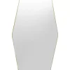 KARE Design Wandspiegel Shape Hexagon Brass 64X94,5Cm- Spiegel