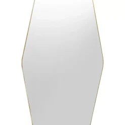 KARE Design Wandspiegel Shape Hexagon Brass 64X94,5Cm- Spiegel