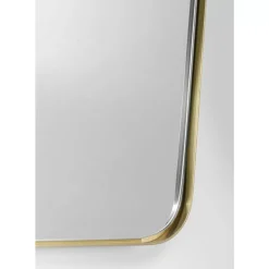 KARE Design Wandspiegel Shape Hexagon Brass 64X94,5Cm- Spiegel