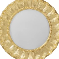 KARE Design Wandspiegel Sun Ray Gold O84Cm- Spiegel