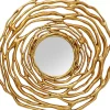 KARE Design Wandspiegel Twiggy Gold O121Cm- Spiegel