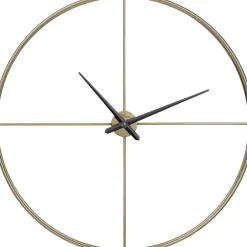 KARE Design Wanduhr Simple Pure Brass O95Cm- Uhren