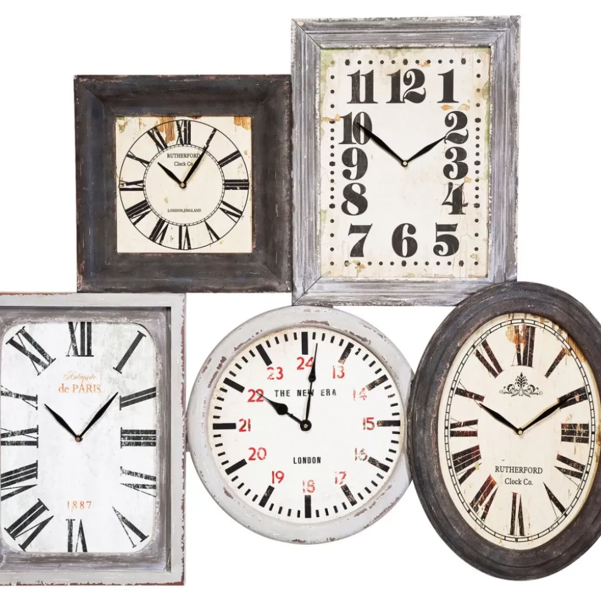 KARE Design Wanduhr Vintage Multi Nature- Uhren