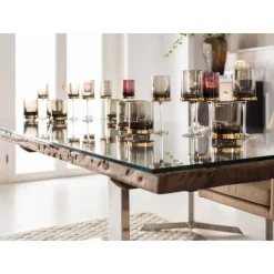 KARE Design Wasserglas Innocent Smoke- Geschirr & Tischaccessoires