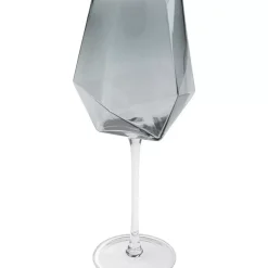 KARE Design Weinglas Diamond Smoke- Geschirr & Tischaccessoires