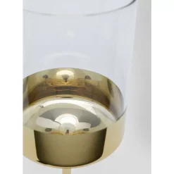 KARE Design Weinglas Electra Gold- Geschirr & Tischaccessoires