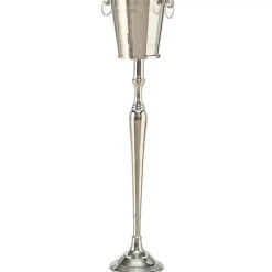 KARE Design Weinkuhler Pillar Silber- Geschirr & Tischaccessoires