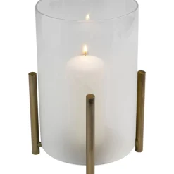KARE Design Windlicht Pillar Steam 25Cm- Kerzenständer & Laternen