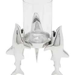 KARE Design Windlicht Shark Family 23Cm- Kerzenständer & Laternen