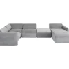 KARE Design Wohnlandschaft 2 Lucca Grau Rechts 328Cm- Sofas & Couches