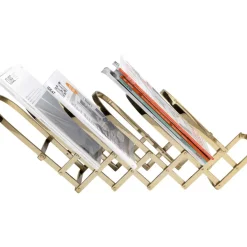 KARE Design Zeitungsständer Flex Gold- Zeitungsständer